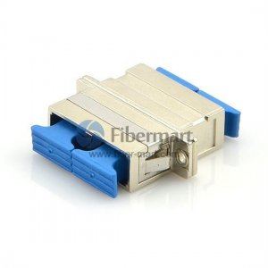 SC/UPC to SC/UPC Duplex Metal Fiber Adapter