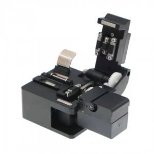 High Precision Mini Fiber Cleaver 48000 Cut w/ automatic fiber collection box for Single or Ribbon Fibers