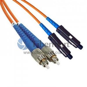 FC-MU Duplex OM1 Multimode Fiber Patch Cable