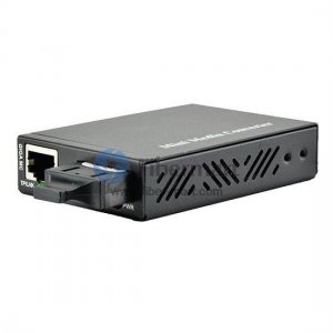 10/100/1000M Dual Fiber 1550nm 80km External Power Supply Mini Gigabit Media Converter