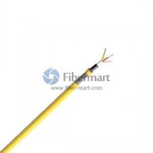 2 Fibers 50/125μm Multimode High Temperature Multicore Teflon(PTFE) jacket sensor cable