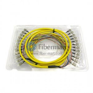 4-fiber 0.9mm 9/125 Single-mode LC/SC/ST/FC Bunch Pigtail