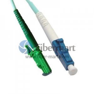 LC/APC to E2000/APC Duplex 9/125 Single mode Fiber Patch Cable