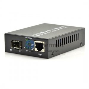 1000Base 1SFP+1RJ45 Ports Gigabit Fiber Media Converter