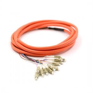 6 Fibers LC/SC/FC/ST/E2000 OM1/OM2 Multimode Bunch Fiber Optic Pigtail