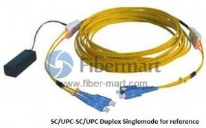 SC/APC-SC/APC Duplex Single-mode (9/125) Tracer fiber patch cord