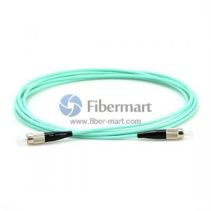 FC-FC Simplex OM3 50/125 Multimode Fiber Patch Cable