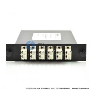 12 Fibers Multimode OM1 LC/SC/ST/FC 12 Strands MTP LGX Cassette