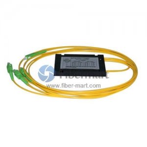 1x3 FBT Multimode Dual Window Fiber Splitter with ABS Box