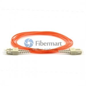 SC-SC Duplex OM1 62.5/125 Multimode Fiber Patch Cable