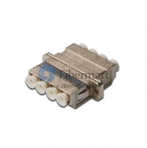 LC/UPC to LC/UPC Quad SM/MM Copper Fiber Adapter