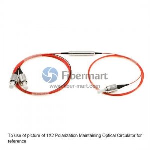 2X2 1064nm Polarization Maintaining Optical Circulator Slow Axis