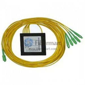 1x5 FBT Splitter Singlemode Three Window Fiber Splitter with ABS Box