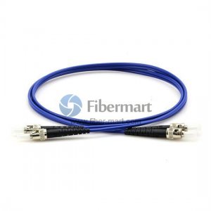 ST/UPC to ST/UPC Duplex Singlemode 9/125 Armored Patch Cable