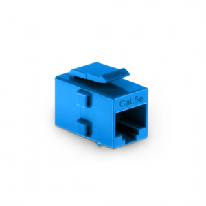 Cat5e RJ45 (8P8C) Unshielded Coupler Keystone Insert Module Blue