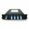 4通道B型、LGX模块单工BIDI、DWDM光纤复用器和解复用器