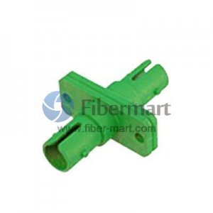 ST/APC to ST/APC Single-mode Simplex Plastic Fiber Adapter