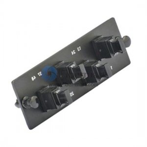 4 Ports MPO/MTP Fiber Adapter Panel Compliant for Panduit Opticom or QuickNet Patch Panels and Fiber Enclosures