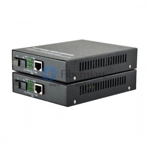 A Pair of BIDI WDM Single Fiber 10/100/1000M 1310/1550 40km Ethernet Media Converter