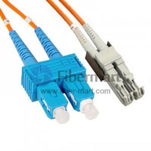 SC-E2000 Duplex OM1 62.5/125 Multimode Fiber Patch Cable