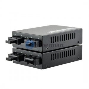 2km/80km 850nm/1310nm/1550DFB SFP Gig E SingleMode to Multimode Fiber Media Converter