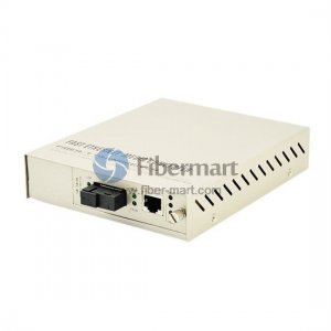 40km 10/100/1000M Single Fiber 1310nmTx/1550nmRx Centralized Management Standalone Media Converter