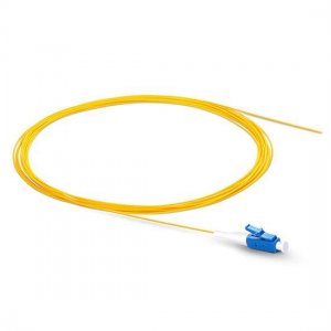 2米 单芯 LC/UPC 9/125 单模光纤尾纤 0.9mm PVC 护套