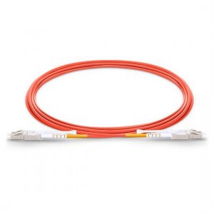 LC UPC to LC UPC Duplex 3.0mm LSZH OM1 Multimode HD Fiber Patch Cable Custom Length