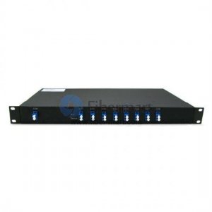 8 Channels 1RU Duplex DWDM MUX DEMUX C51 to C58 with Monitor Port and Express Port