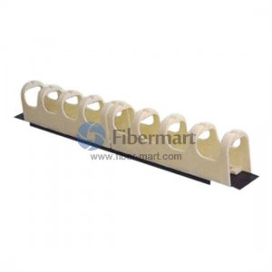 1U Metal Horizontal 110 telephone Cable Management Panel