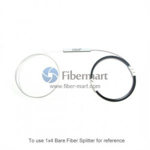 2x8 Bare Fiber PLC Splitter 250μm Bare Fiber