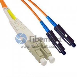 LC-MU Duplex OM1 62.5/125 Multimode Fiber Patch Cable