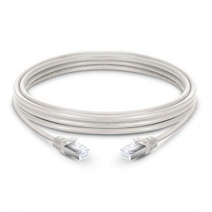 Cat6 Snagless Booted Shielded (STP) Ethernet Network Patch Cable, White PVC, 10m (32.81ft)