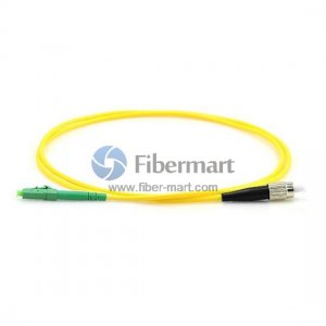 FC/UPC to LC/APC Singlemode 9/125 Simplex Fiber Patch Cable