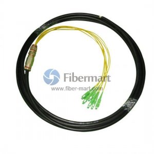 8-Fiber Multimode 62.5/125 FC/SC/ST/LC Waterproof Fiber Pigtail