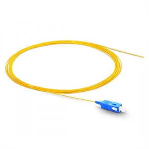 3米 单芯 SC/UPC 9/125 单模光纤尾纤 0.9mm PVC 护套