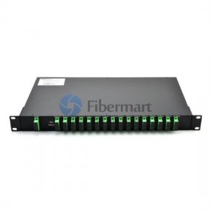 16 channels, 1RU Rack Mount, Duplex, CWDM Mux & Demux