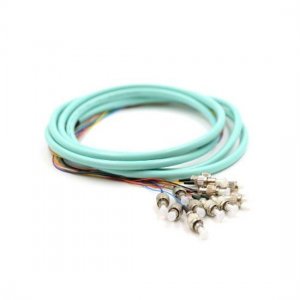 6 Fibers LC/SC/FC/ST/E2000 OM4 Multimode Bunch Fiber Optic Pigtail