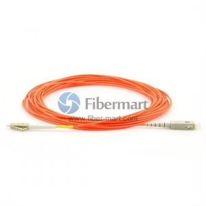 LC-SC Simplex OM2 50/125 Multimode Fiber Patch Cable