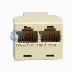Two Connectors RJ11 Cable Dual-head Network Extension of the Interface Adapter