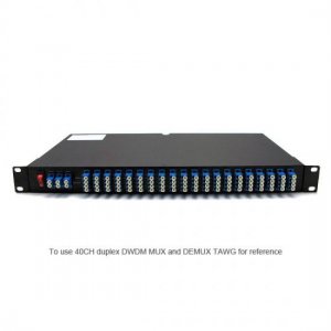 48 channels, 1RU Rack Mount, Simplex Uni-directional, Thermal AWG, DWDM Demux