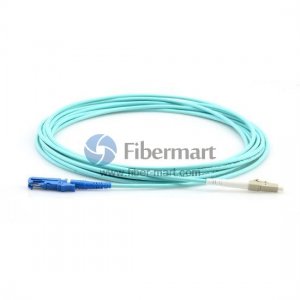 LC-E2000 Simplex OM4 50/125 Multimode Fiber Patch Cable