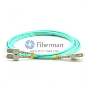 SC-SC Duplex OM4 50/125 Multimode Fiber Patch Cable