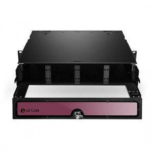 2RU Rack Mount HD Fiber Enclosure unloaded, holds up to 8x FAPs Fiber Adapter Panels or 8x HD MPO/MTP Cassettes