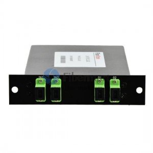 2x2 Fiber PLC Splitter with Standard LGX Metal Box