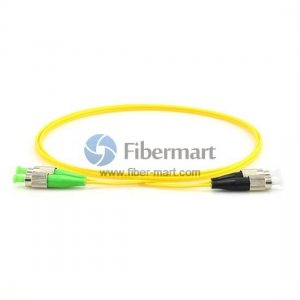 FC/UPC to FC/APC Singlemode 9/125 Duplex Fiber Patch Cable