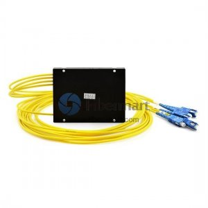 Fiber PLC Splitter With Plastic ABS Box Package available at Fibermart