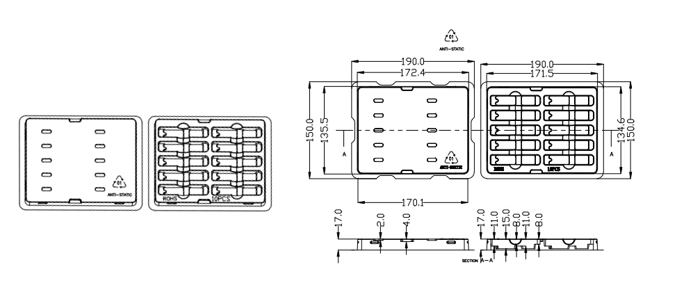 sfp packaging box fibermart